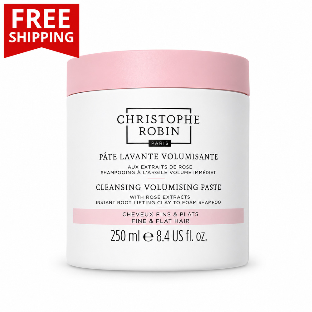 Christophe Robin Cleansing Volumizing Paste Rose Extracts 250ml New